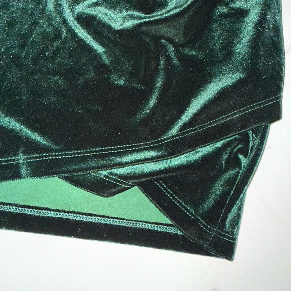 Lovely Day Green Bodycon Midi Dress Spaghetti Strap V-Neck - Picture 3 of 5